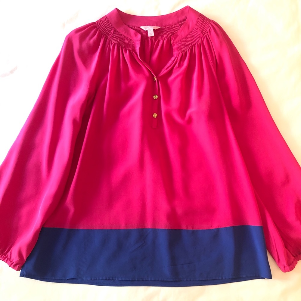 Lilly Pulitzer Silk Elsa Top